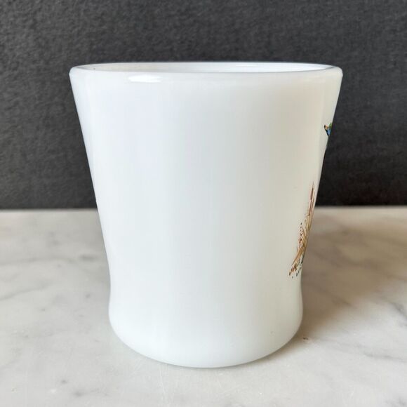 Vintage Fire King Anchor Hocking Mug Coffee Cup D Handle Mallard Duck Hunting - Picture 2 of 7